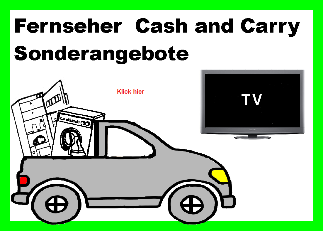 Knopf Fernseher Cash Carry - Klick